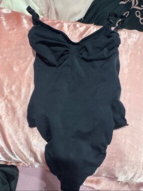 SKIMS Black Bodysuit Tank